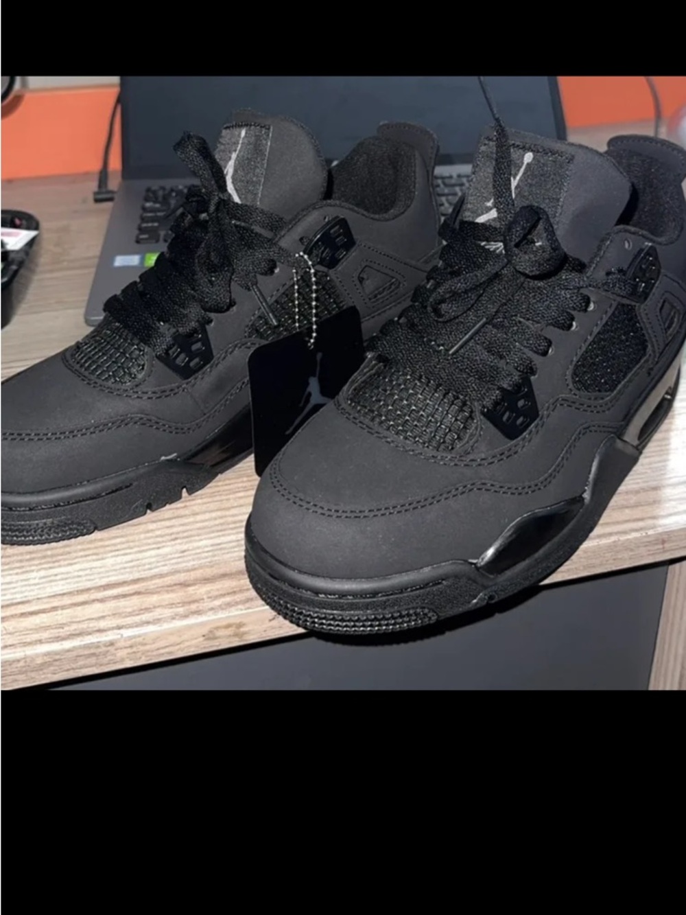 Jordan All-Black Low-Top Retro Sneakers